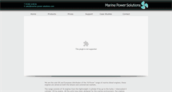 Desktop Screenshot of marine-power-solutions.com