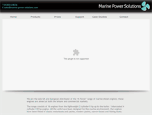 Tablet Screenshot of marine-power-solutions.com